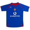 Fotbollskläder Manchester United 2005-06 Bortatröja Vintage - Kortärmad