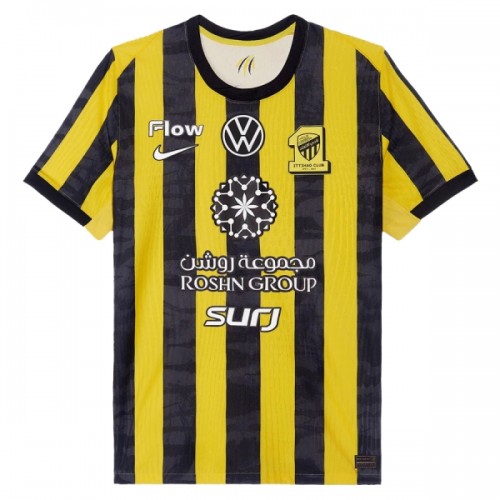 Fotbollskläder Al Ittihad Hemmatröja 2025-26 - Kortärmad Fotbollskläder Al Ittihad Hemmatröja 2025-26 - Kortärmad