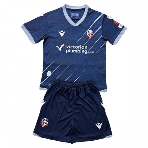 Fotbollskläder Barn Bolton Wanderers Bortatröja 2025-26 - Kortärmad Fotbollskläder Barn Bolton Wanderers Bortatröja 2025-26 - Kortärmad