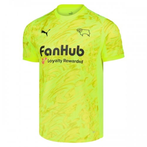 Fotbollskläder Målvakt Derby County 2025-26 Gul - Kortärmad Fotbollskläder Målvakt Derby County 2025-26 Gul - Kortärmad
