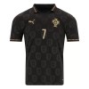 Fotbollskläder Portugal Black Panther Ronaldo 7 Special Edition 2025-26 - Kortärmad