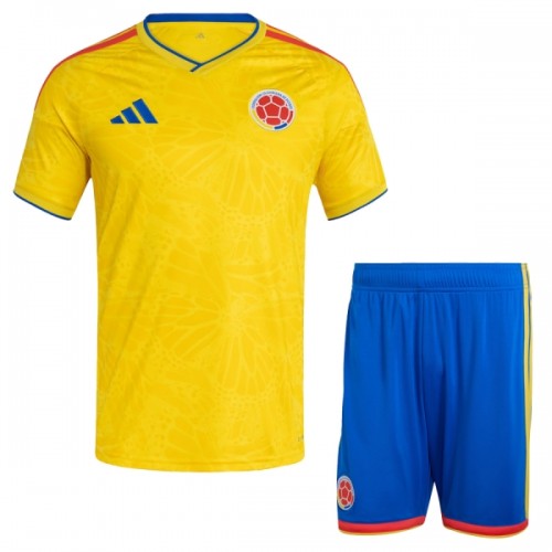 Fotbollskläder Barn Colombia Hemmatröja VM 2026 - Kortärmad Fotbollskläder Barn Colombia Hemmatröja VM 2026 - Kortärmad