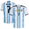Fotbollskläder Argentina De Paul 7 Hemmatröja VM 2026 - Kortärmad