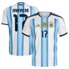 Fotbollskläder Argentina Garnacho 17 Hemmatröja VM 2026 - Kortärmad Fotbollskläder Argentina Garnacho 17 Hemmatröja VM 2026 - Kortärmad