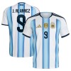 Fotbollskläder Argentina J. Alvarez 9 Hemmatröja VM 2026 - Kortärmad Fotbollskläder Argentina J. Alvarez 9 Hemmatröja VM 2026 - Kortärmad