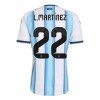 Fotbollskläder Argentina Lautaro Martinez 22 Hemmatröja VM 2026 - Kortärmad