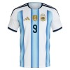 Fotbollskläder Barn Argentina J. Alvarez 9 Hemmatröja VM 2026 - Kortärmad