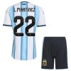 Fotbollskläder Barn Argentina Lautaro Martinez 22 Hemmatröja VM 2026 - Kortärmad