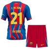 Fotbollskläder Barn FC Barcelona F. De Jong 21 Fjärdetröja 2025-26 - Kortärmad