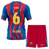 Fotbollskläder Barn FC Barcelona Gavi 6 Fjärdetröja 2025-26 - Kortärmad