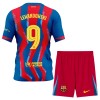 Fotbollskläder Barn FC Barcelona Lewandowski 9 Fjärdetröja 2025-26 - Kortärmad