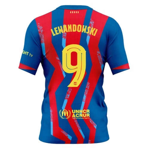Fotbollskläder FC Barcelona Lewandowski 9 Fjärdetröja 2025-26 - Kortärmad Fotbollskläder FC Barcelona Lewandowski 9 Fjärdetröja 2025-26 - Kortärmad