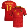 Fotbollskläder Belgien De Ketelaere 17 Hemmatröja VM 2026 - Kortärmad