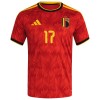 Fotbollskläder Belgien De Ketelaere 17 Hemmatröja VM 2026 - Kortärmad