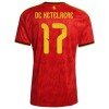 Fotbollskläder Belgien De Ketelaere 17 Hemmatröja VM 2026 - Kortärmad