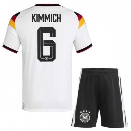 Fotbollskläder Barn Tyskland Kimmich 6 Hemmatröja VM 2026 - Kortärmad Fotbollskläder Barn Tyskland Kimmich 6 Hemmatröja VM 2026 - Kortärmad