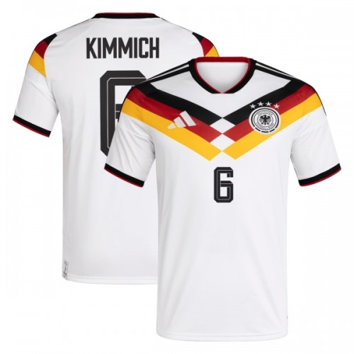 Fotbollskläder Tyskland Kimmich 6 Hemmatröja VM 2026 - Kortärmad Fotbollskläder Tyskland Kimmich 6 Hemmatröja VM 2026 - Kortärmad