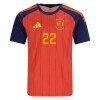 Fotbollskläder Spanien Cucurella 22 Hemmatröja VM 2026 - Kortärmad