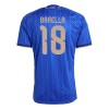 Fotbollskläder Italien Barella 18 Hemmatröja VM 2026 - Kortärmad