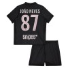 Fotbollskläder Barn Paris Saint-Germain Joao Neves 87 Fjärdetröja Jordan 2025-26 - Kortärmad