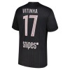 Fotbollskläder Paris Saint-Germain Vitinha 17 Fjärdetröja Jordan 2025-26 - Kortärmad