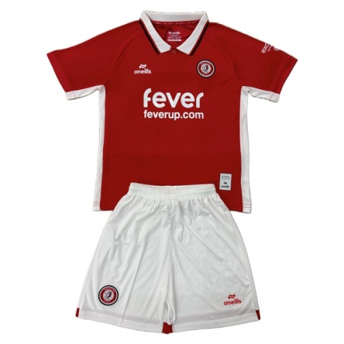 Fotbollskläder Barn Bristol City Hemmatröja 2025-26 - Kortärmad Fotbollskläder Barn Bristol City Hemmatröja 2025-26 - Kortärmad