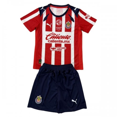 Fotbollskläder Barn Chivas de CD Guadalajara Hemmatröja 2025-26 - Kortärmad Fotbollskläder Barn Chivas de CD Guadalajara Hemmatröja 2025-26 - Kortärmad