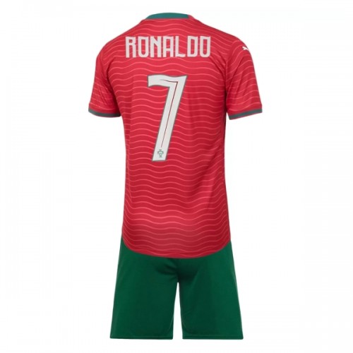 Fotbollskläder Barn Portugal Ronaldo 7 Hemmatröja VM 2026 - Kortärmad Fotbollskläder Barn Portugal Ronaldo 7 Hemmatröja VM 2026 - Kortärmad