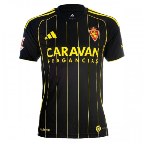 Fotbollskläder Real Zaragoza Bortatröja 2025-26 - Kortärmad Fotbollskläder Real Zaragoza Bortatröja 2025-26 - Kortärmad