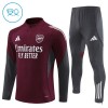 Barn Arsenal Trainings Sweatshirt Quarter-Zip 2025-26 Röd