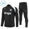 Barn Chelsea Trainings Sweatshirt Quarter-Zip 2025-26 Svart Barn Chelsea Trainings Sweatshirt Quarter-Zip 2025-26 Svart
