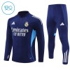 Barn Real Madrid Trainings Sweatshirt Quarter-Zip 2025-26 Marin