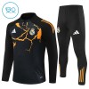 Barn Real Madrid Trainings Sweatshirt Quarter-Zip 2025-26 Svart