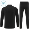 Barn Real Madrid Trainings Sweatshirt Quarter-Zip 2025-26 Svart