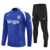 Chelsea Trainings Sweatshirt Quarter-Zip 2025-26 Blå Chelsea Trainings Sweatshirt Quarter-Zip 2025-26 Blå