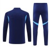 Real Madrid Trainings Sweatshirt Quarter-Zip 2025-26 Marin
