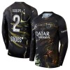 Fotbollskläder Paris Saint-Germain Hakimi 2 Night Edition 2025-26 - Långärmad
