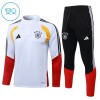 Barn Tyskland Trainings Sweatshirt Quarter-Zip 2026-27 Vit