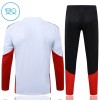 Barn Tyskland Trainings Sweatshirt Quarter-Zip 2026-27 Vit