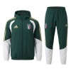Italien Träningsjacka Hood 2026-27 Grön Italien Träningsjacka Hood 2026-27 Grön