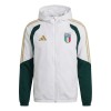 Italien Träningsjacka Hood 2026-27 Vit