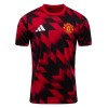 Fotbollskläder Manchester United Pre-Match 2025-26 Röd - Kortärmad Fotbollskläder Manchester United Pre-Match 2025-26 Röd - Kortärmad