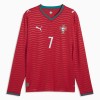 Fotbollskläder Portugal Ronaldo 7 Hemmatröja VM 2026 - Långärmad