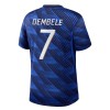 Fotbollskläder Barn Frankrike O. Dembele 7 Hemmatröja VM 2026 - Kortärmad