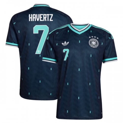 Fotbollskläder Tyskland Havertz 7 Bortatröja VM 2026 - Kortärmad Fotbollskläder Tyskland Havertz 7 Bortatröja VM 2026 - Kortärmad