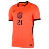 Fotbollskläder Nederländerna F. De Jong 21 Hemmatröja VM 2026 - Kortärmad