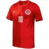 Fotbollskläder Kanada J. David 10 Hemmatröja VM 2026 - Kortärmad