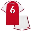 Fotbollskläder Barn Arsenal Gabriel 6 Hemmatröja 2026-27 - Kortärmad Fotbollskläder Barn Arsenal Gabriel 6 Hemmatröja 2026-27 - Kortärmad