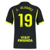 Fotbollskläder Atlético Madrid J. Alvarez 19 Bortatröja 2026-27 - Kortärmad Fotbollskläder Atlético Madrid J. Alvarez 19 Bortatröja 2026-27 - Kortärmad