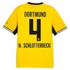 Fotbollskläder Borussia Dortmund N. Schlotterbeck 4 Hemmatröja 2026-27 - Kortärmad